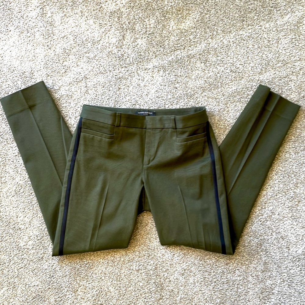 Banana Republic Sloan Olive/Black Size 2 pants